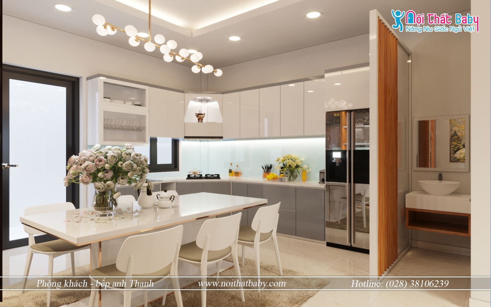 Biệt thự gỗ veneer sang trọng